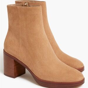 Tan Suede Ankle Boots